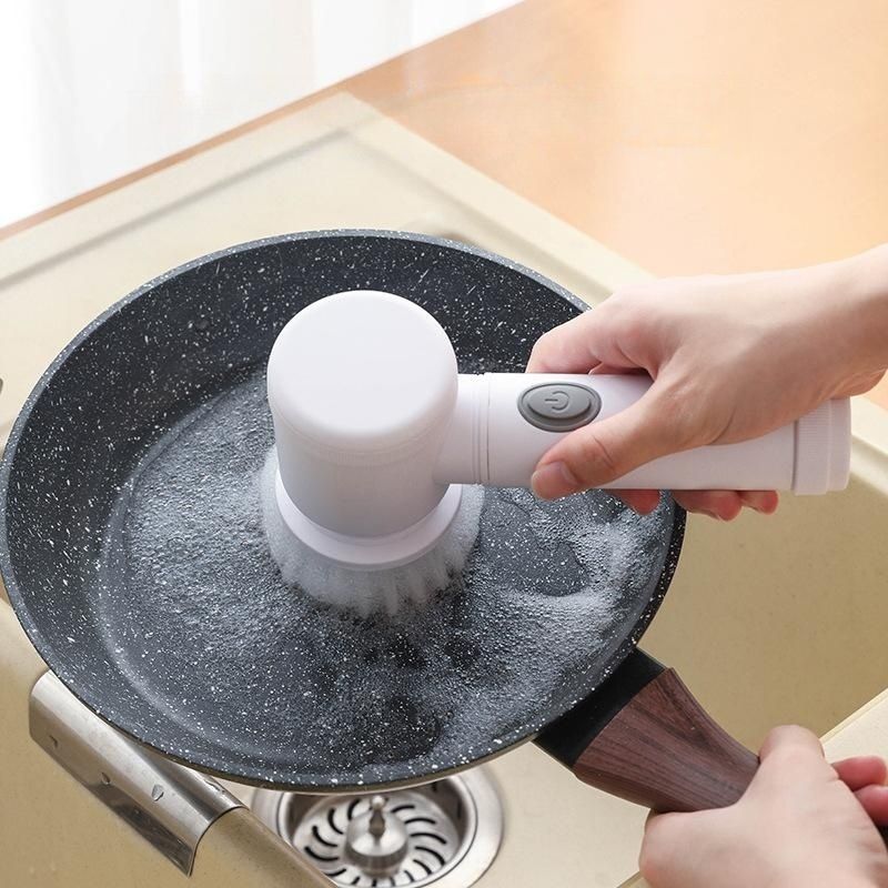 Household 3-in-1 Cordless Electric Spin Scrubber