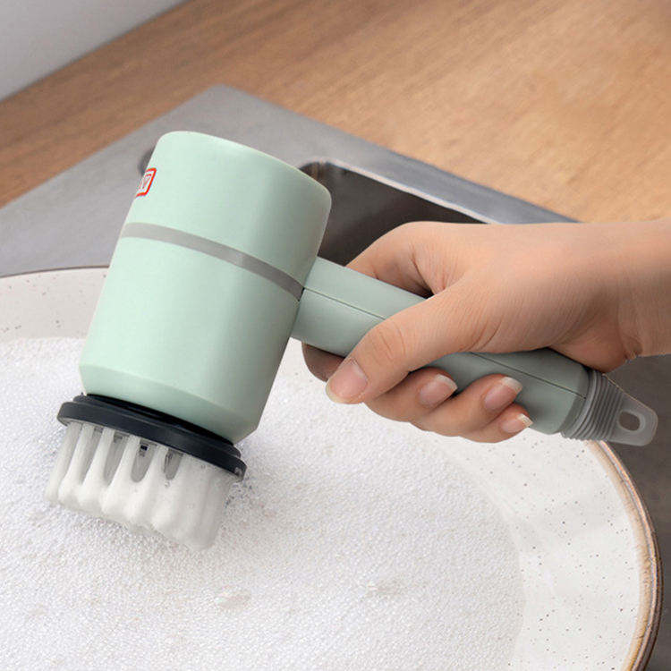 Household 3-in-1 Cordless Electric Spin Scrubber