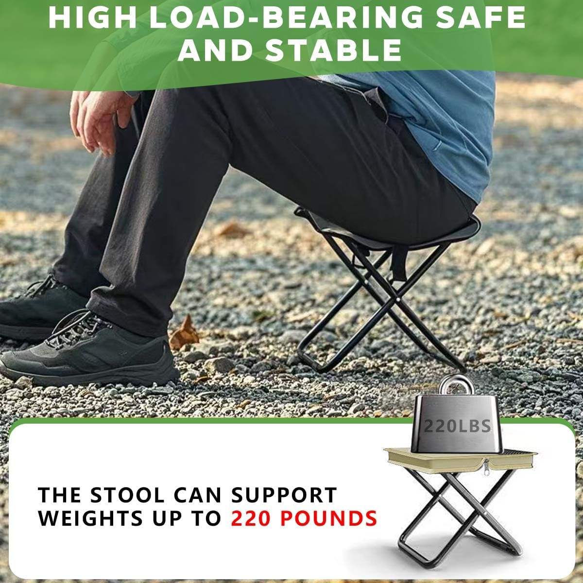 2-in-1 Heavy Duty Collapsible Camping Wagon Cart