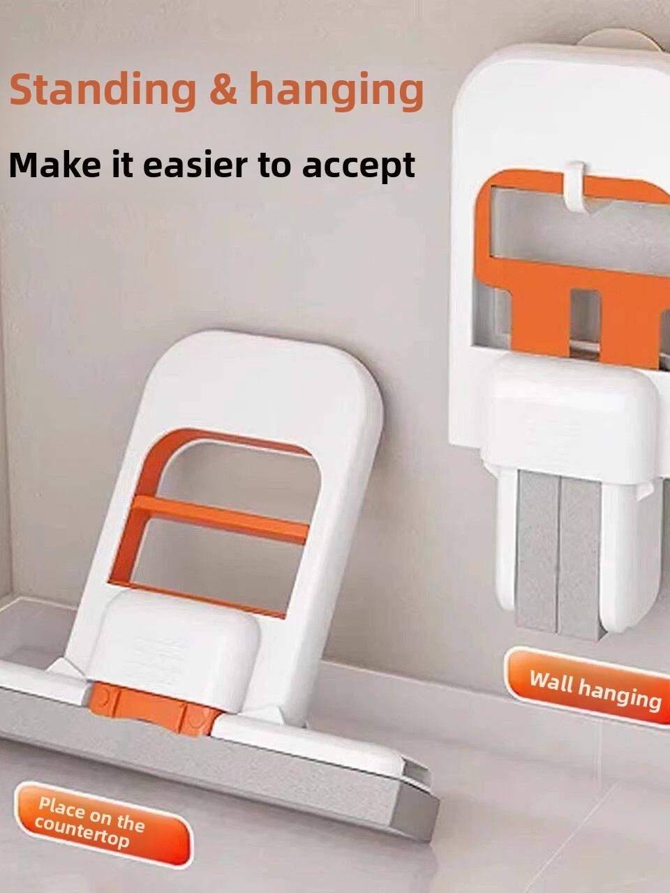 Foldable Mini Sponge Mop – Portable Self-Squeeze Cleaning Tool