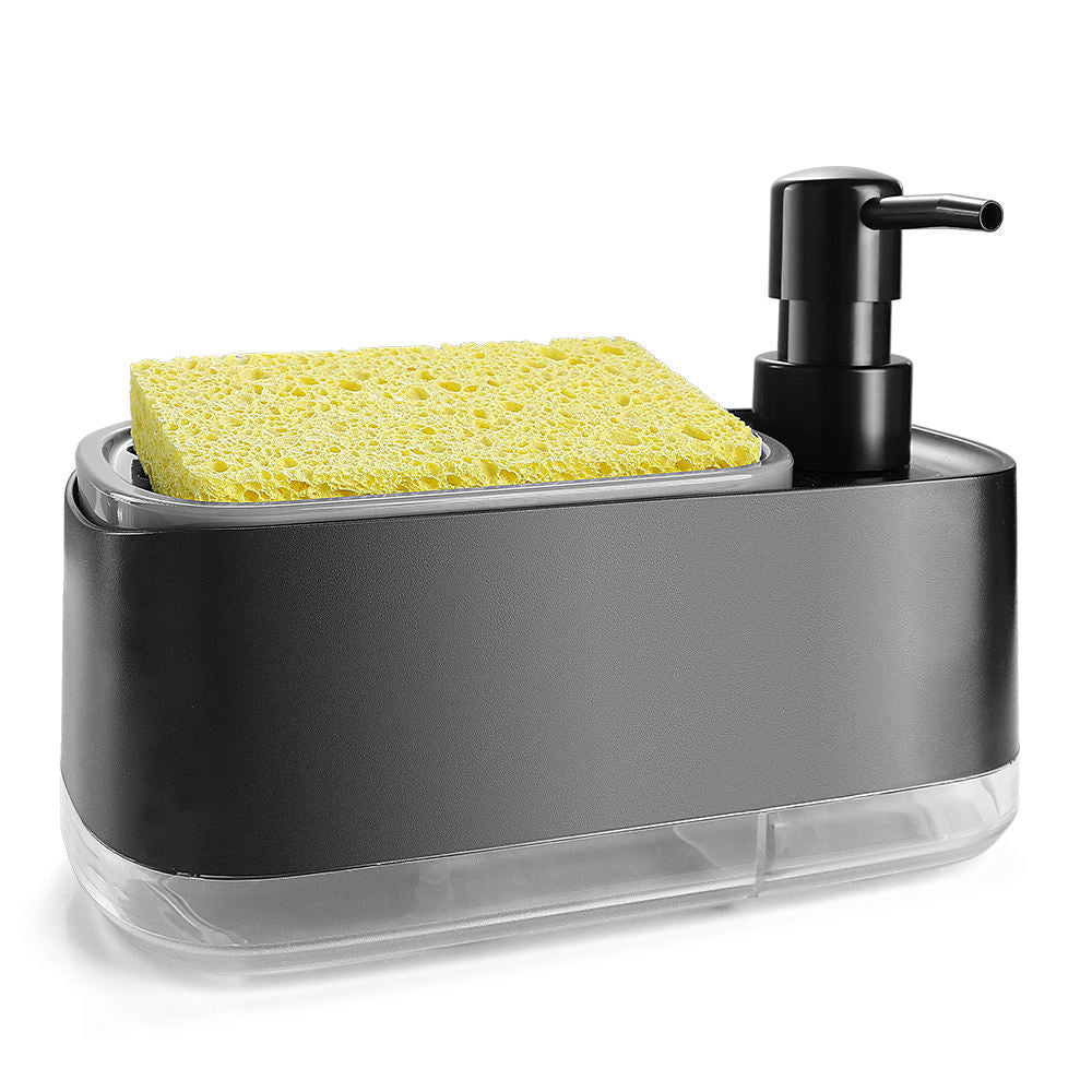 2-in-1 Dish Soap Dispensing Palm Brush | Kitchen Cleaning Brush
