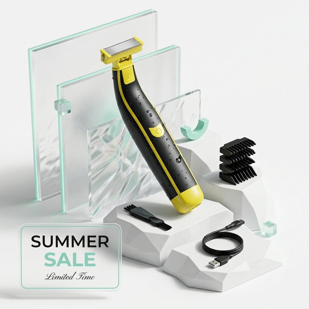 Aqua Trim Pro Waterproof Body Shaver for Men
