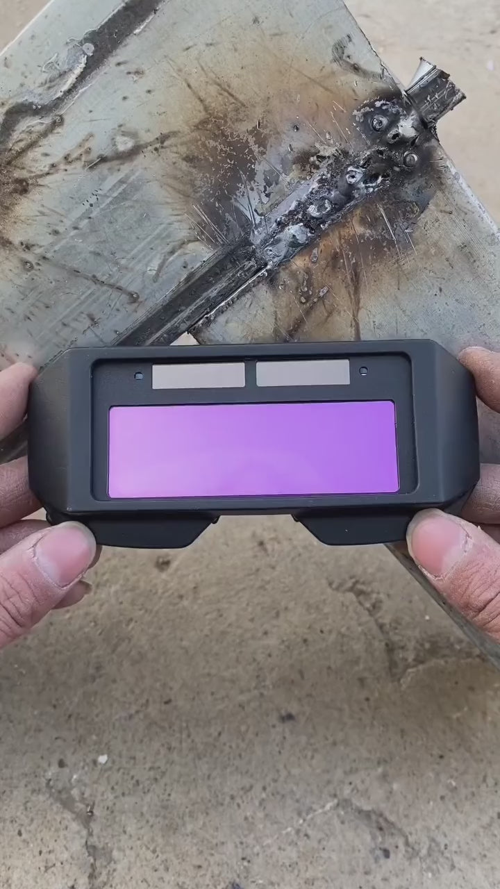 Automatic Dimming Welding Goggles with Dual Sensors – Auto Darkening Safety Glasses